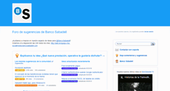 Desktop Screenshot of feedback.bancsabadell.com