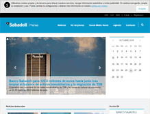 Tablet Screenshot of bspress.bancsabadell.com